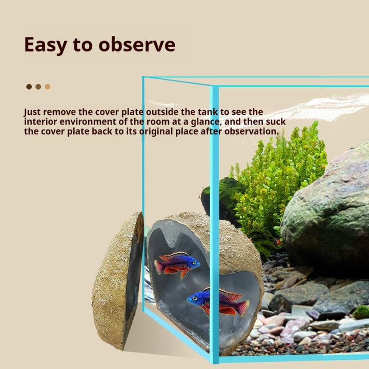 Transform Your Fish Tank with Magnetic Shelter Ornaments