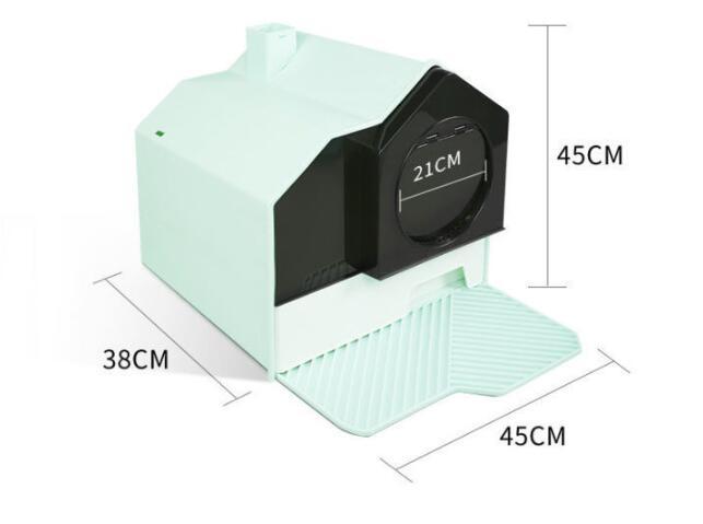Fully Enclosed Household Anti-splash Cat Litter Box
