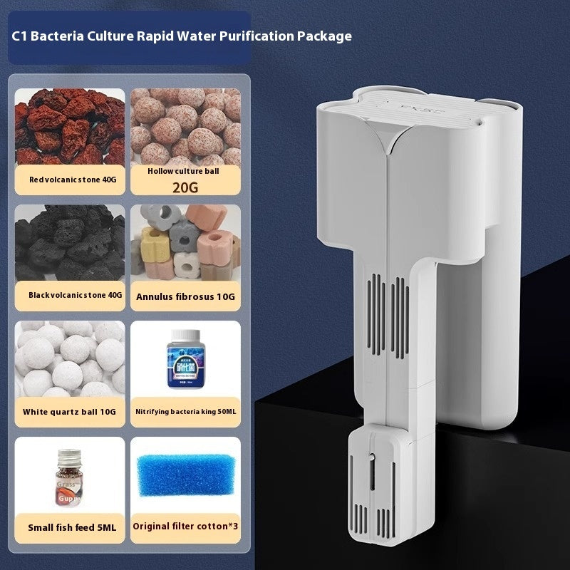 Three-in-one Waterfall Wall-mounted Filter System