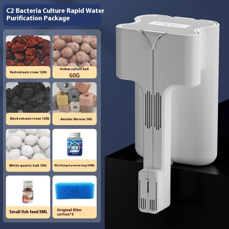 Three-in-one Waterfall Wall-mounted Filter System