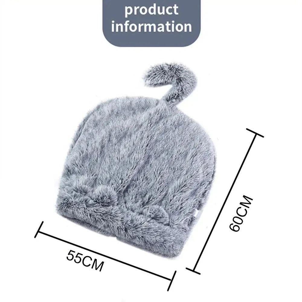 Plush Hideout House Winter Warm Pet Bed