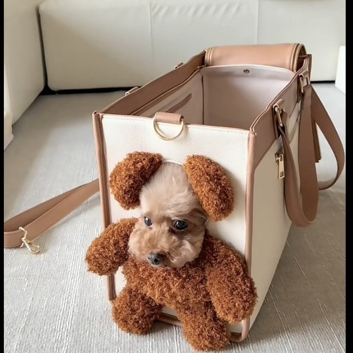 One-shoulder Portable Cute Dog  Bag