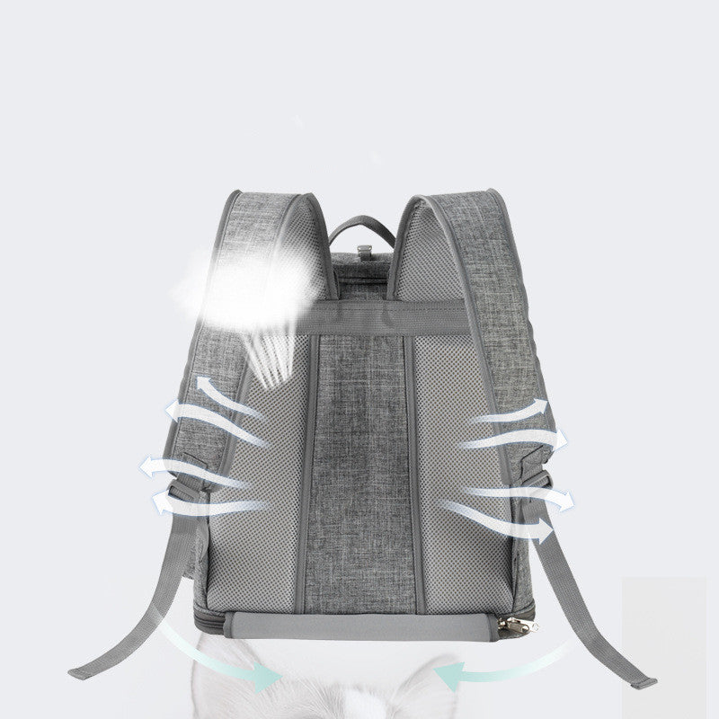 Dog Bag Backpack Oxford Cloth Shoulder Pet Bag