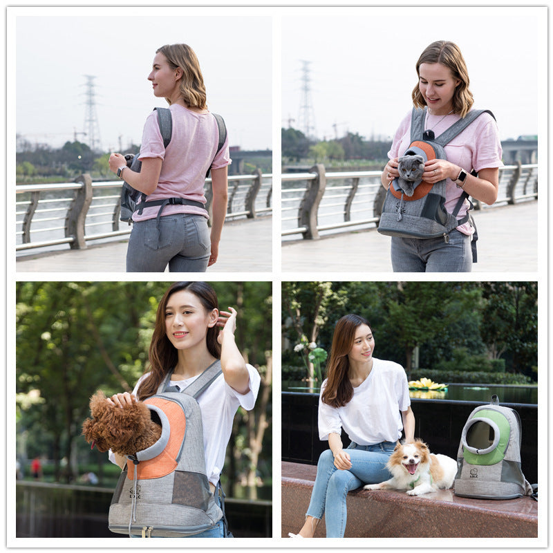 Shoulder Pet Bag Portable Breathable Backpack