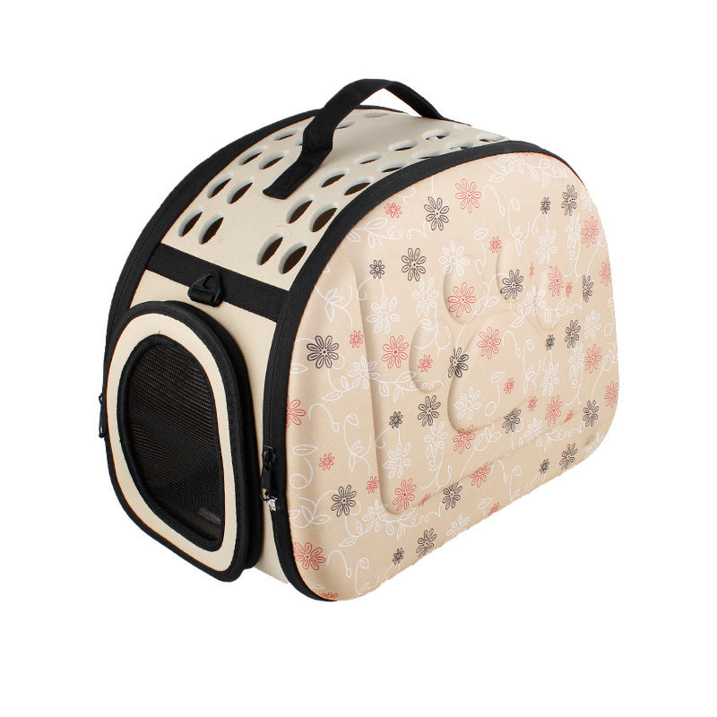 Foldable Handbag Out Portable Pet Shoulder Bag