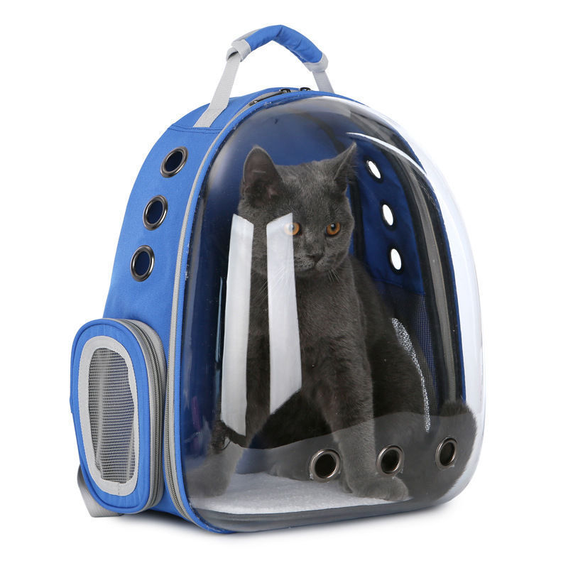 Cat And Dog Space Bag On The Chest