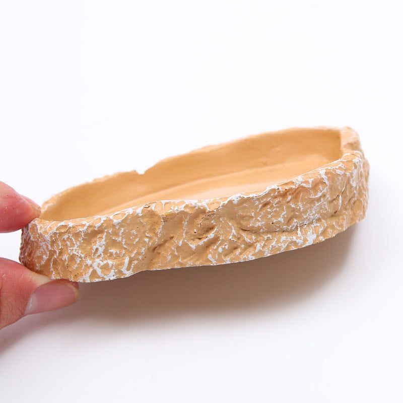 Water Tray Tortoise Lizard Sea View Aquarium Reptile Supplies