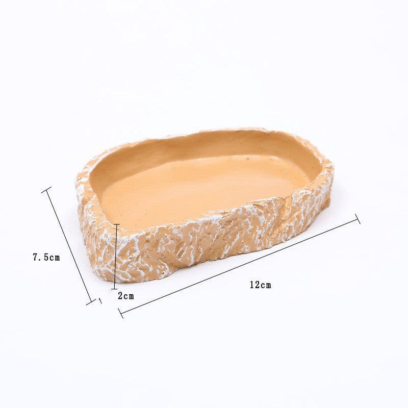 Water Tray Tortoise Lizard Sea View Aquarium Reptile Supplies