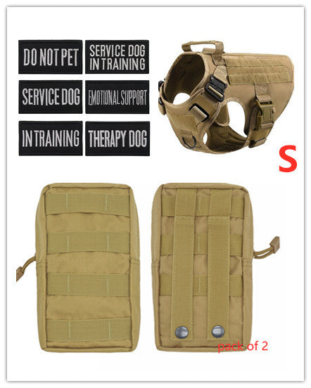 Military Tactical Dog Harness Adjustable