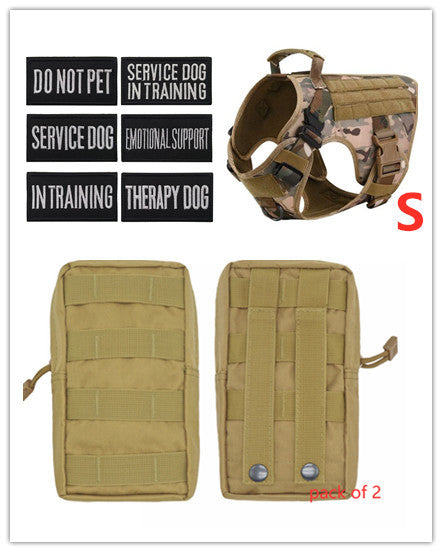 Military Tactical Dog Harness Adjustable