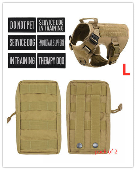 Military Tactical Dog Harness Adjustable
