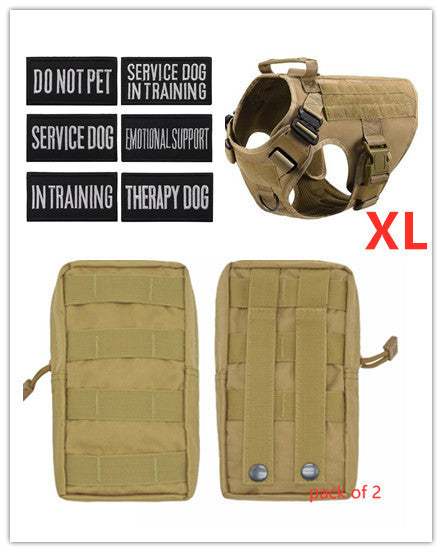 Military Tactical Dog Harness Adjustable