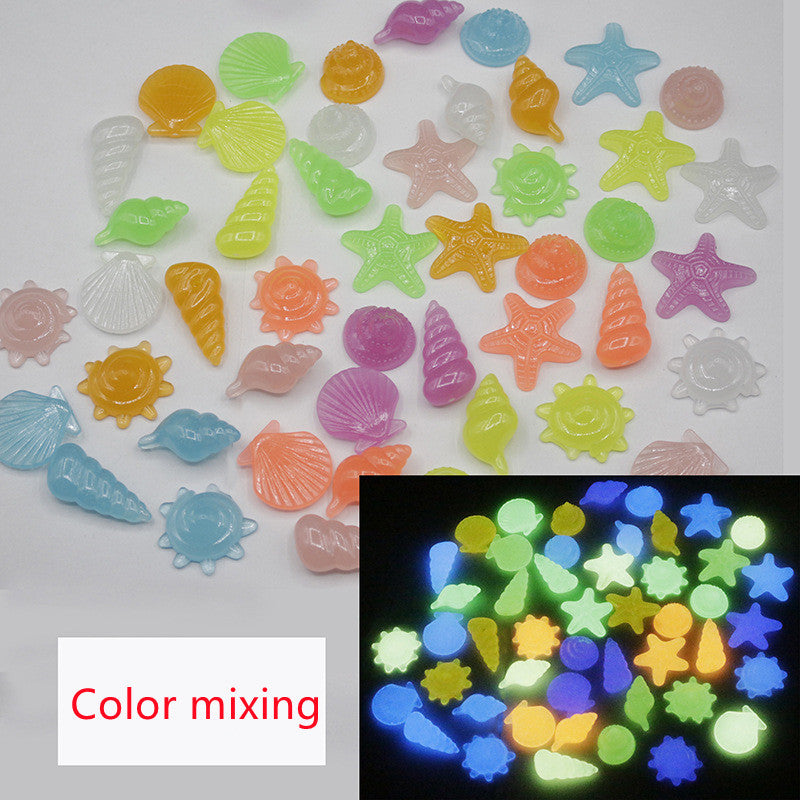 aquarium luminous stone Artificial fluorescent luminous pebbles