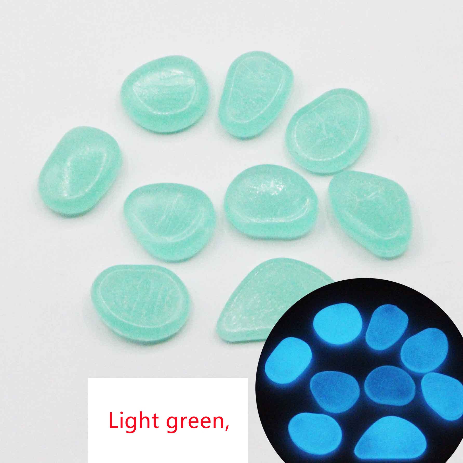 aquarium luminous stone Artificial fluorescent luminous pebbles