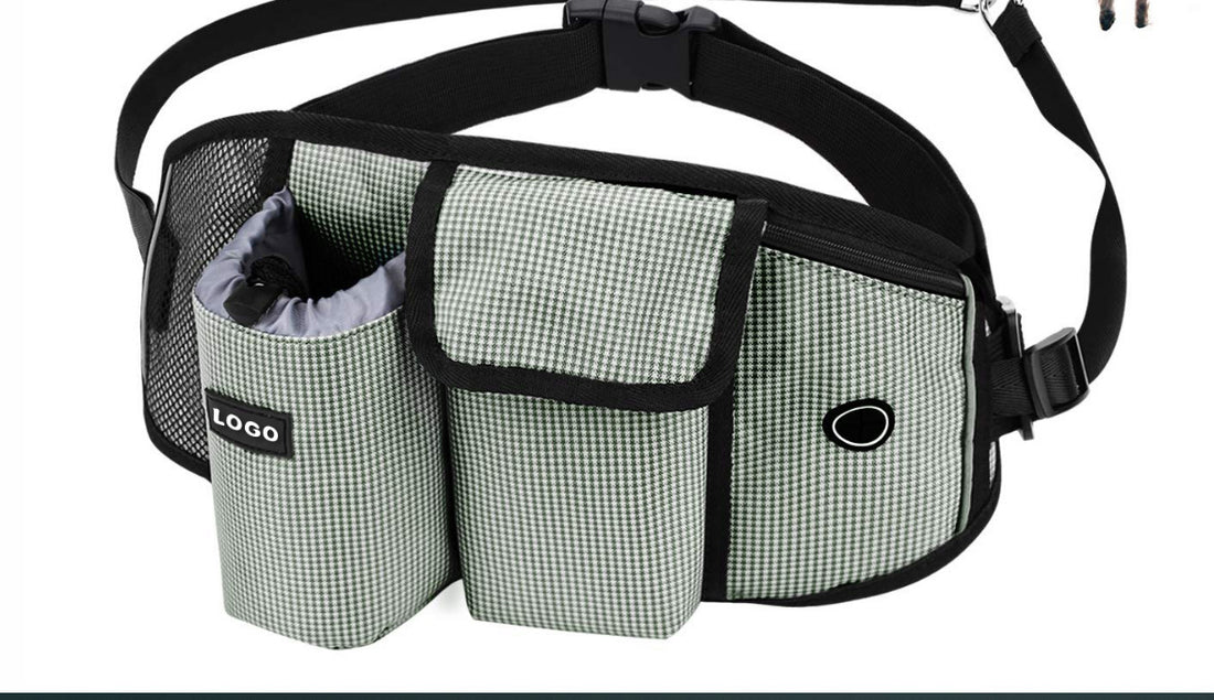 Dog Training Leash Waist Bag Hands-Free