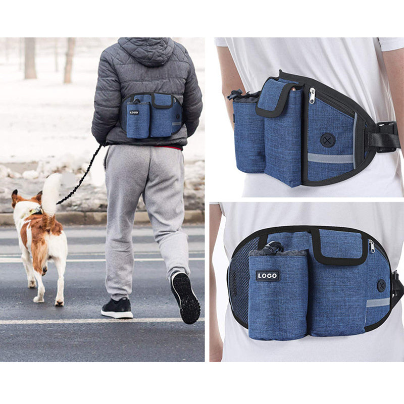 Dog Training Leash Waist Bag Hands-Free