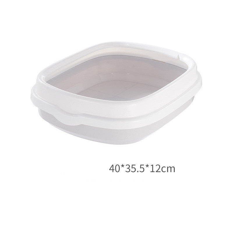 Large Cat Litter Box Detachable Anti-splashing