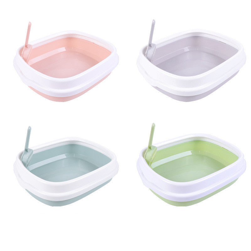 Large Cat Litter Box Detachable Anti-splashing