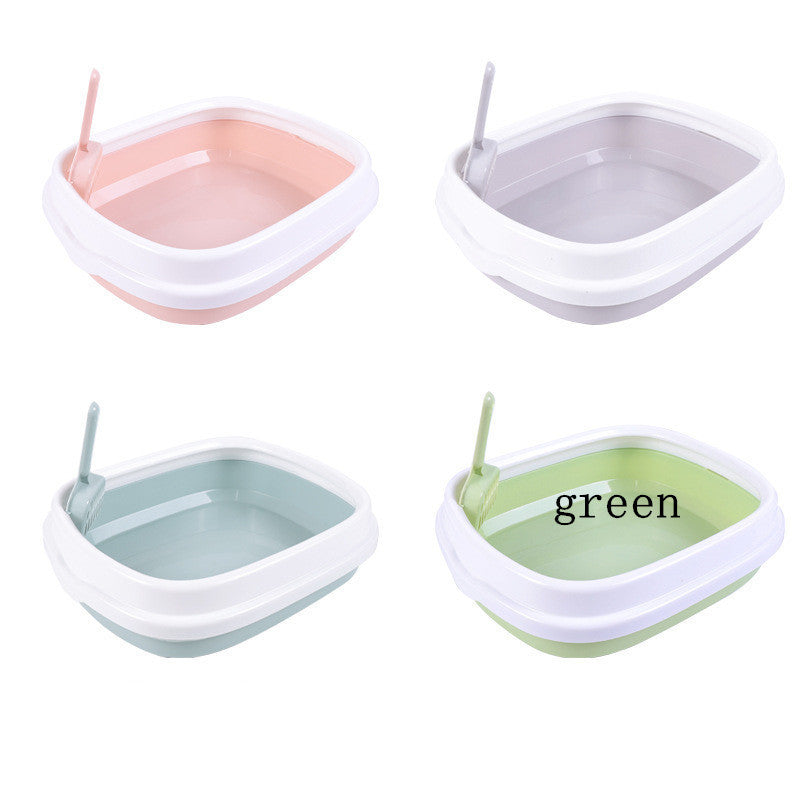 Large Cat Litter Box Detachable Anti-splashing