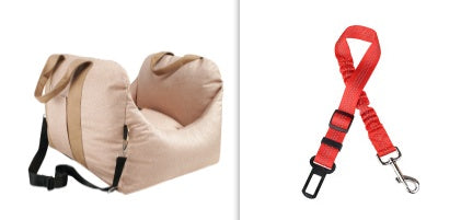 Pet Dog Car Carrier Seat Waterproof Basket