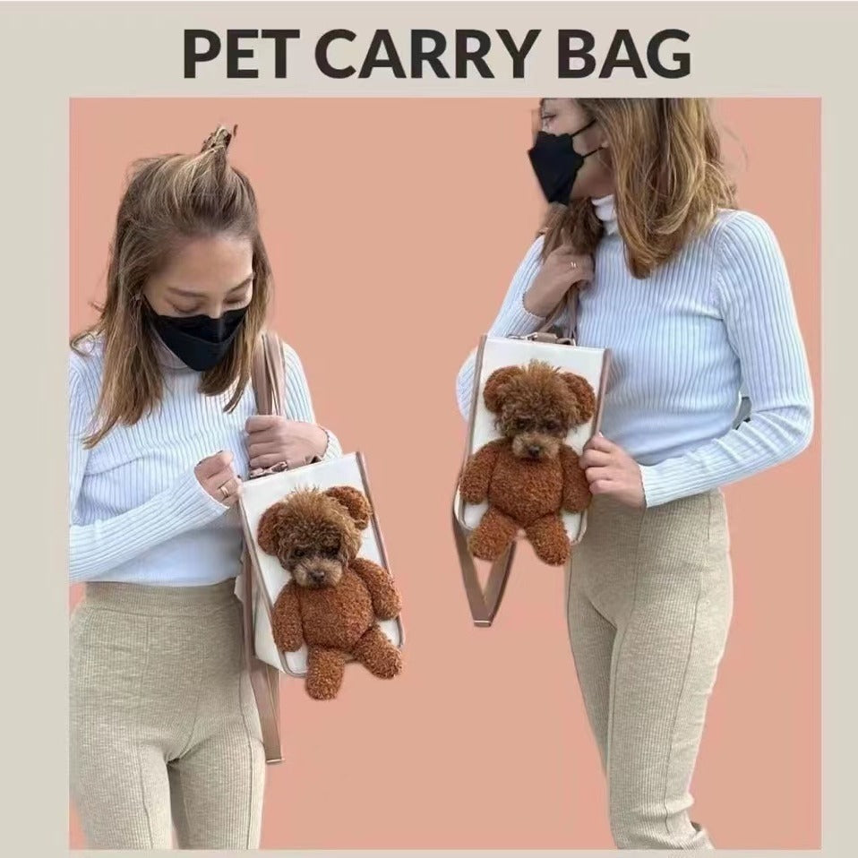 One-shoulder Portable Cute Dog  Bag