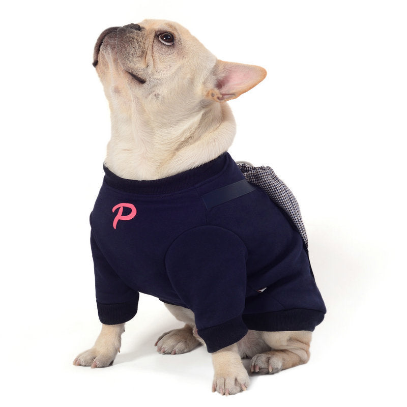 Pet dog padded sweater coat