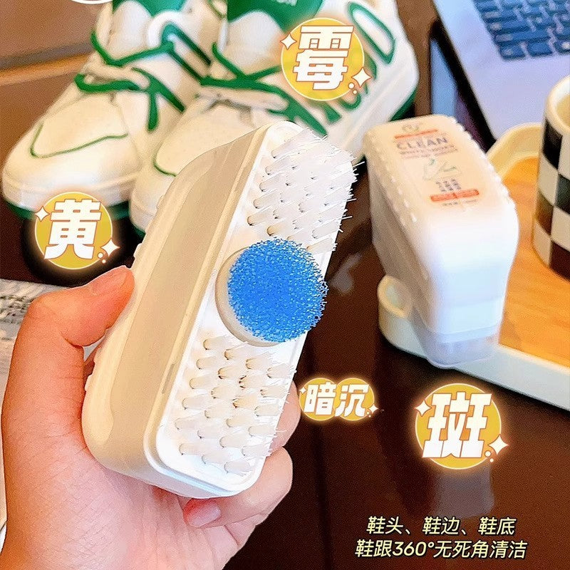 Cleaning Agent Leather Shoe Brush Scrubbing
