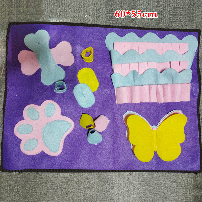 Pet Sniffing Mat Puzzle Bite Resistant Toy