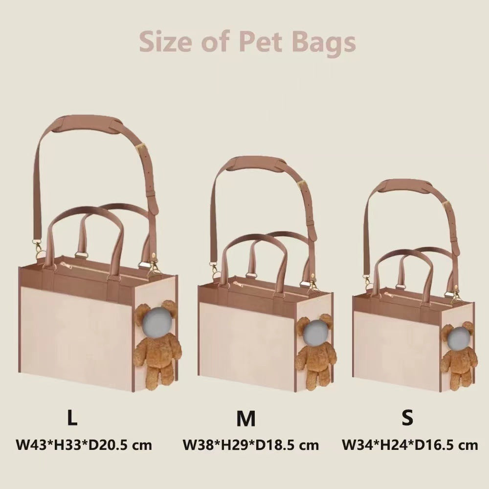One-shoulder Portable Cute Dog  Bag