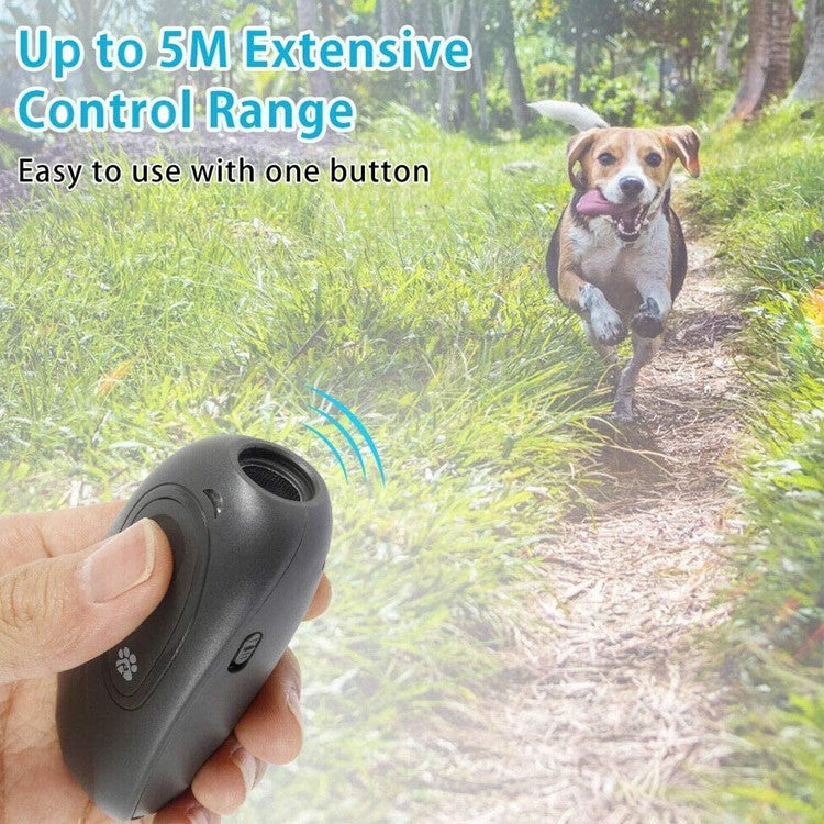 Ultrasonic dog repeller dog training device