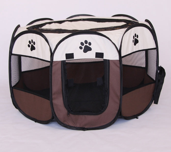 Folding Octagonal Pet Fence Cat And Dog Kennel