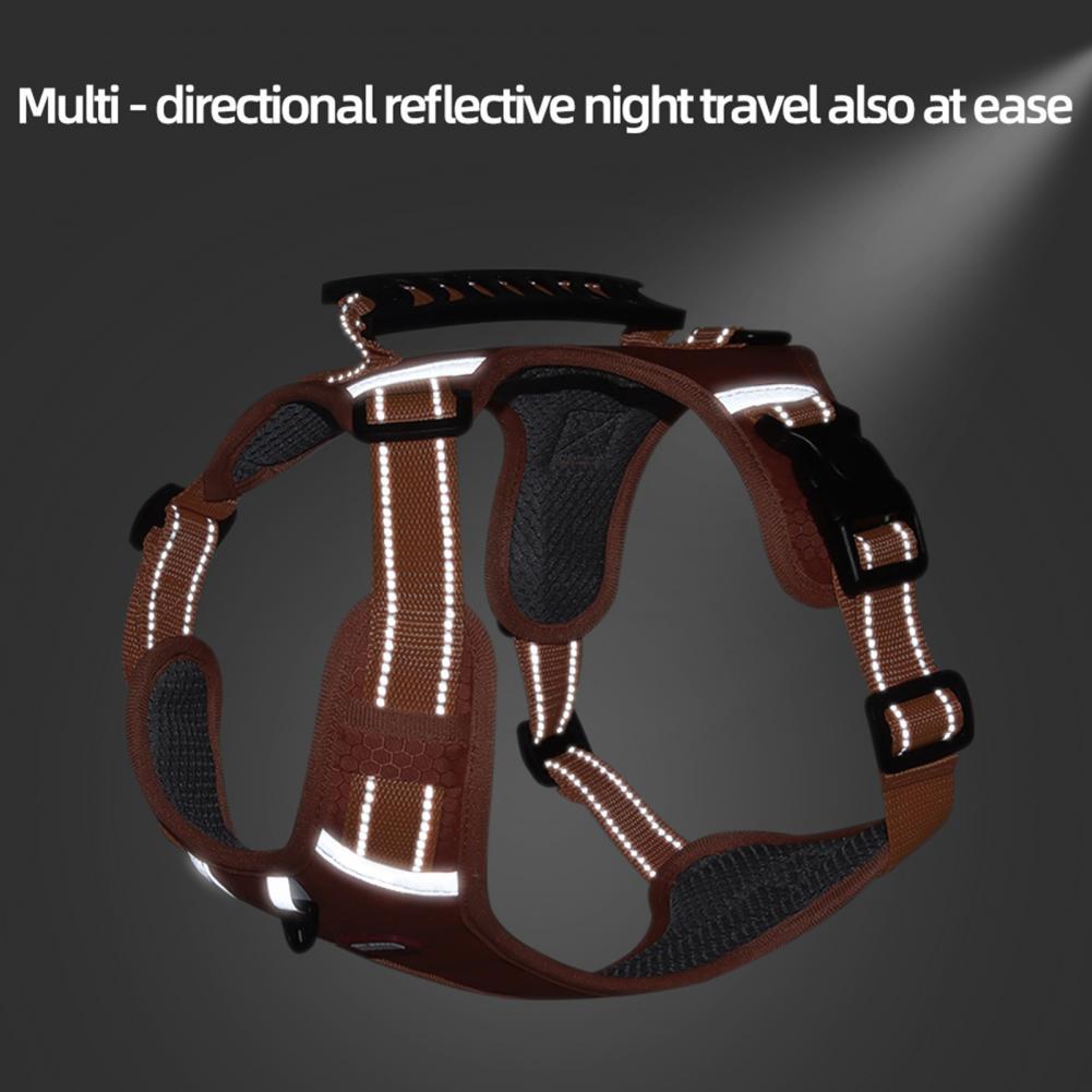 Nylon Dog Harness No Pull Breathable Reflective