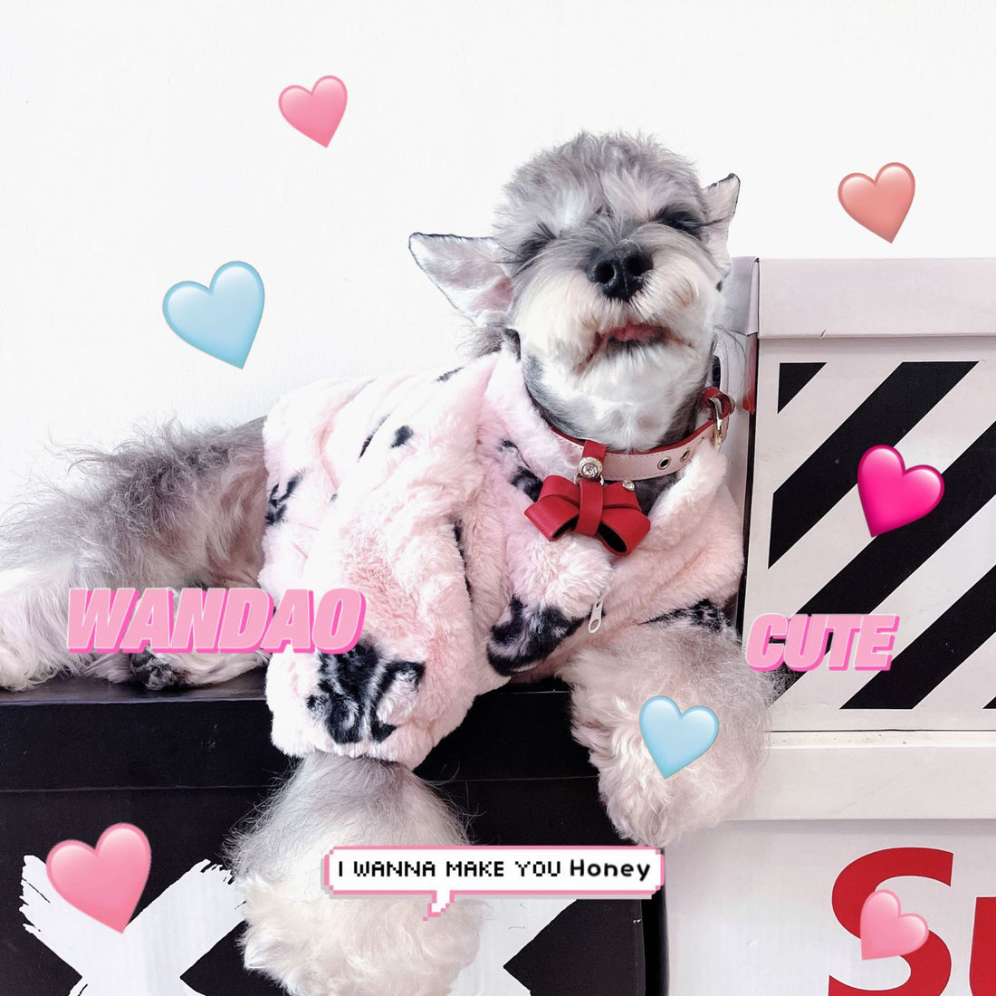 Kitty Pet Clothing Fluffy Warm Coat