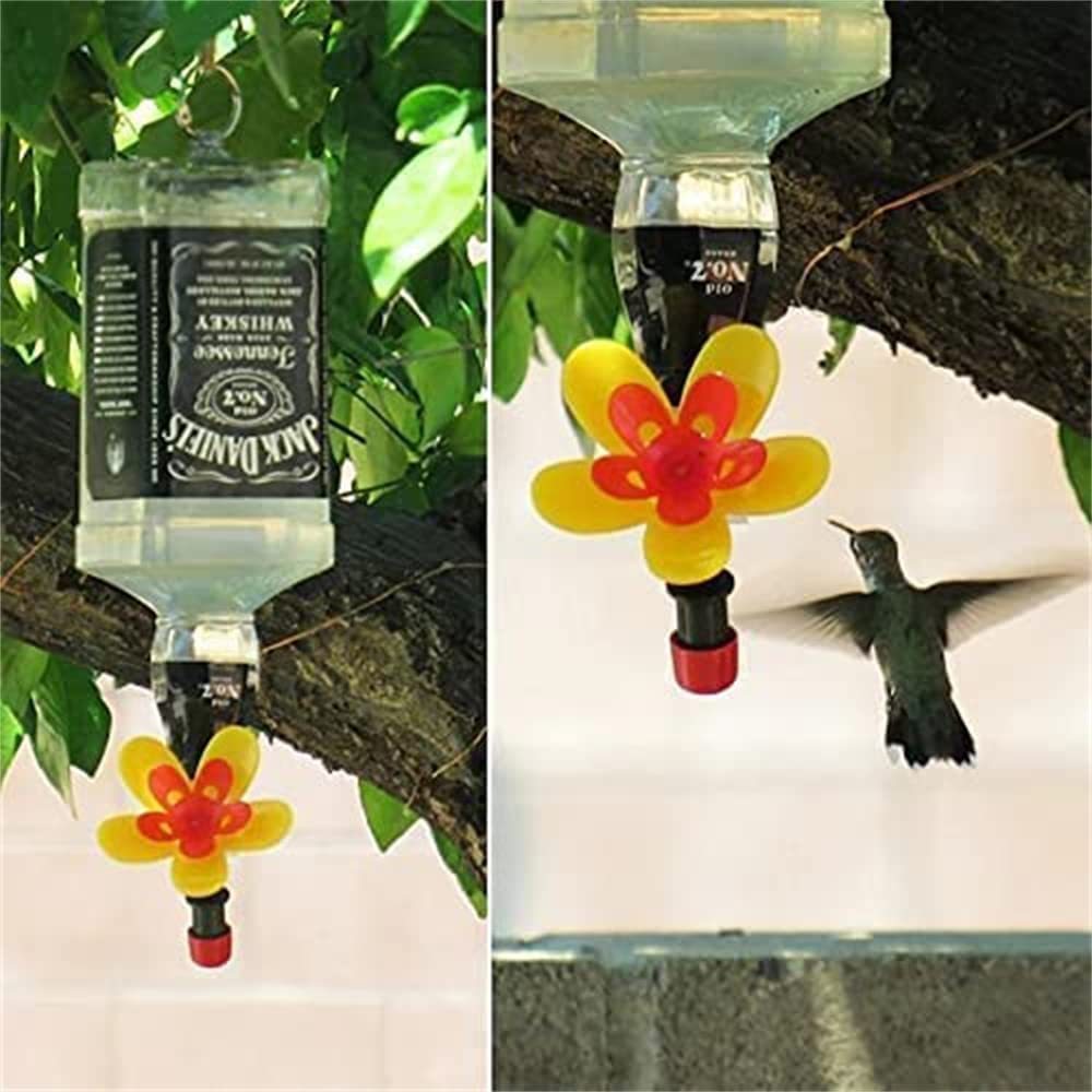 Outdoor Garden Courtyard Wine Bottle  Bird Feeder