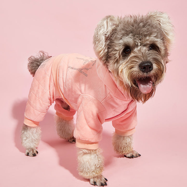 Pet Cotton-padded Jacket Four Legs Pants