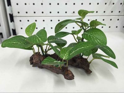 Grass and wood decoration simulation plant