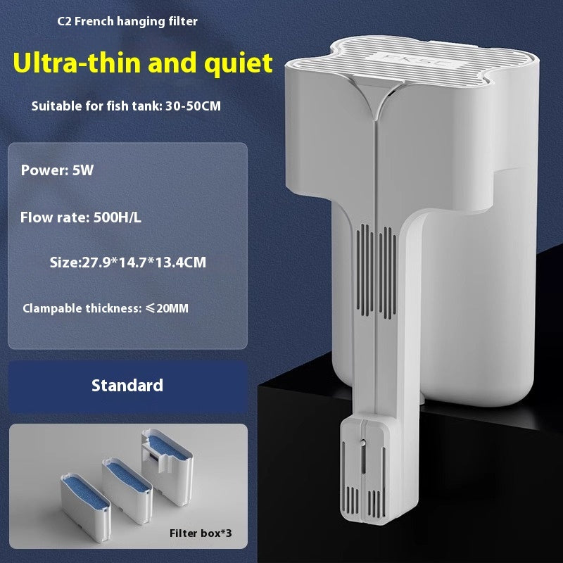 Three-in-one Waterfall Wall-mounted Filter System