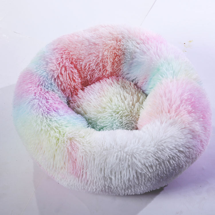 Kennel Round Cotton Pet Winter Warm Bed