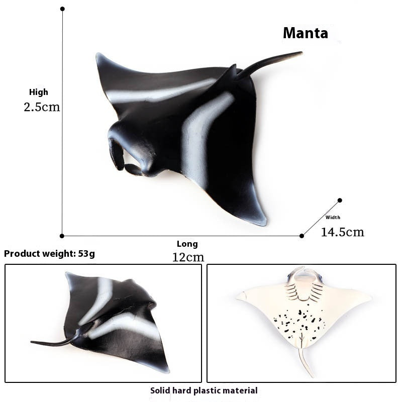 Simulation Marine Animal Model Children's Cognitive Toy