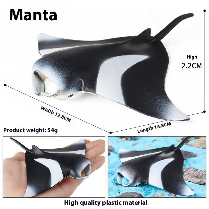 Simulation Marine Animal Model Children's Cognitive Toy