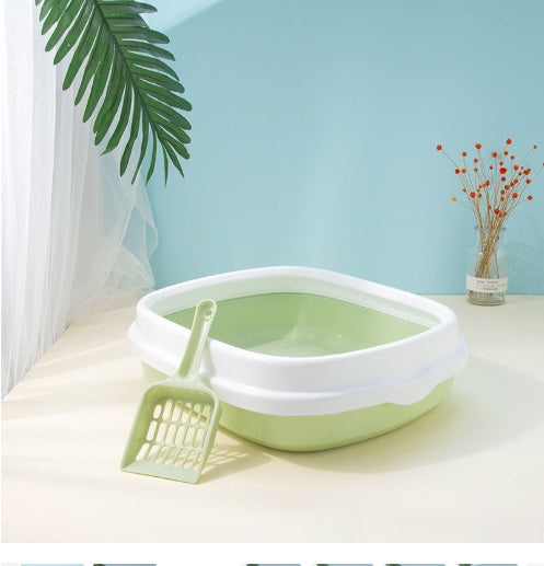 Large Cat Litter Box Detachable Anti-splashing