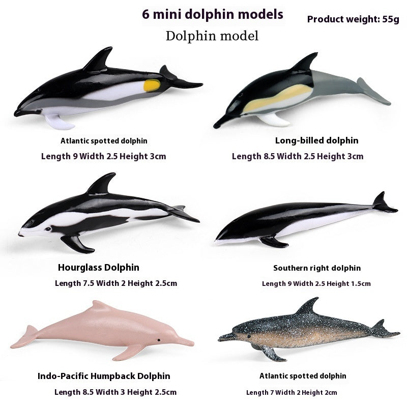 Simulation Marine Animal Model Children's Cognitive Toy