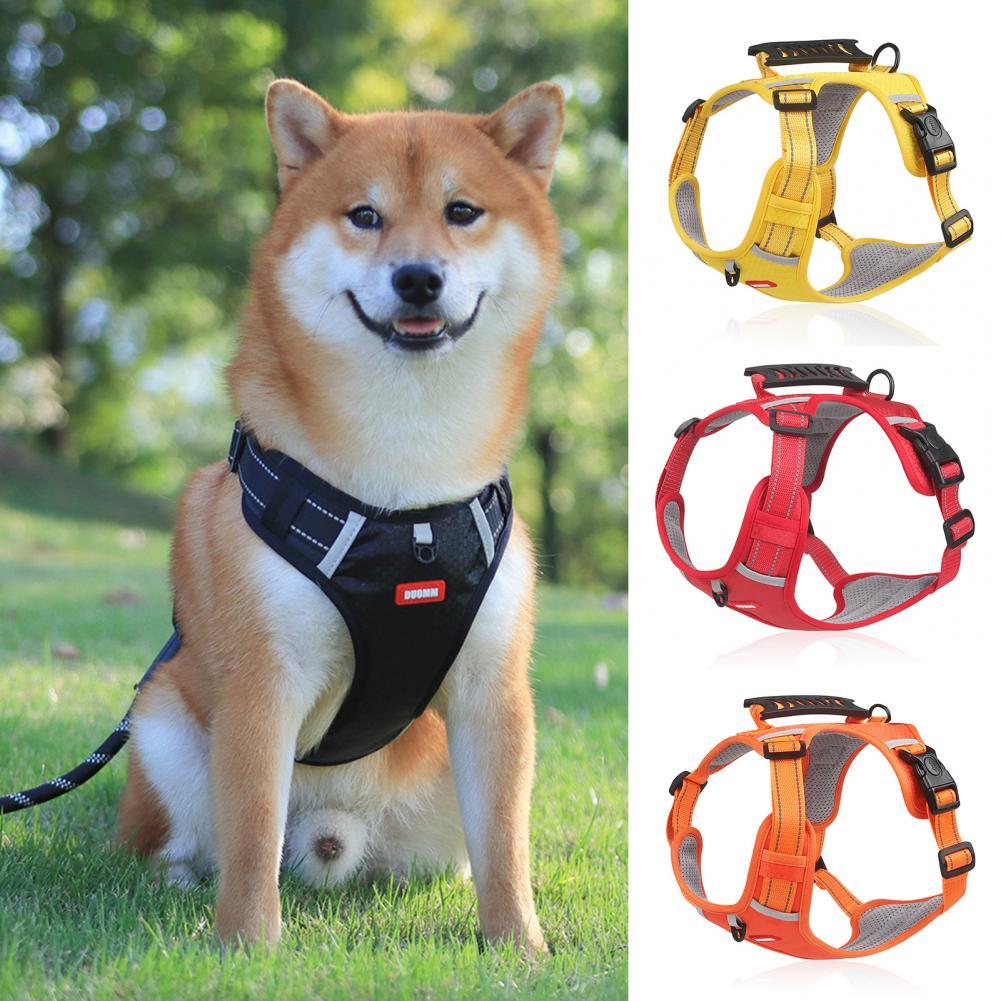 Nylon Dog Harness No Pull Breathable Reflective
