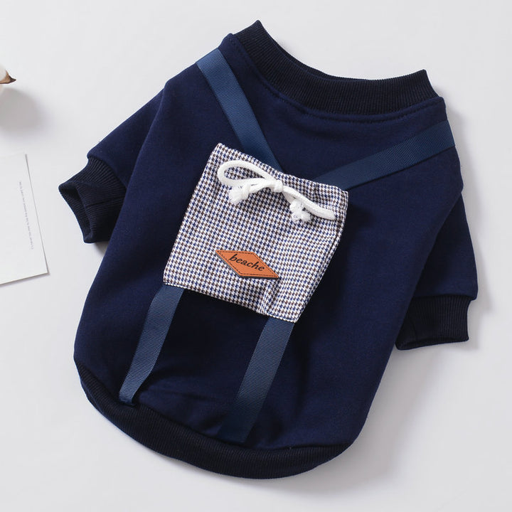 Pet dog padded sweater coat