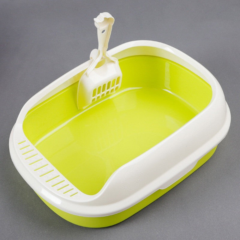 Pet Cat Litter Box With Shovel Polyester Box