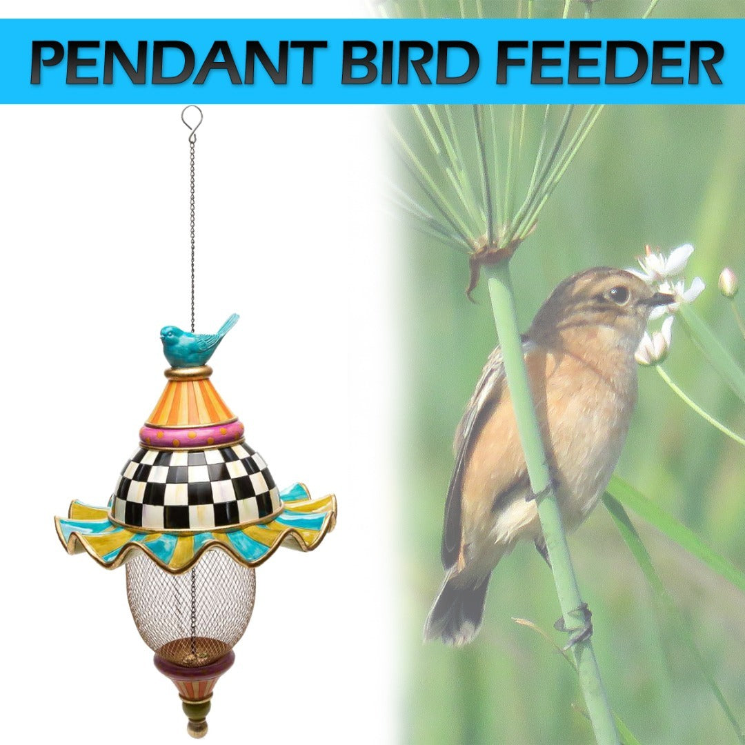 Metal Bird Feeder Creative Pattern Birdhouse