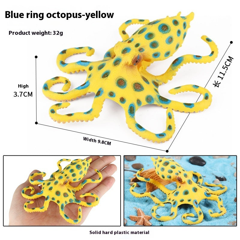 Simulation Marine Animal Model Children's Cognitive Toy