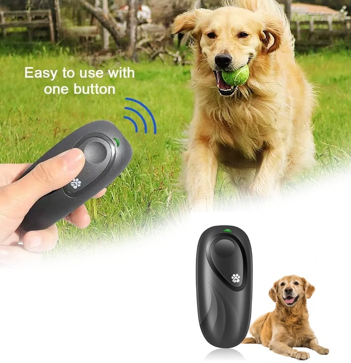 Ultrasonic dog repeller dog training device