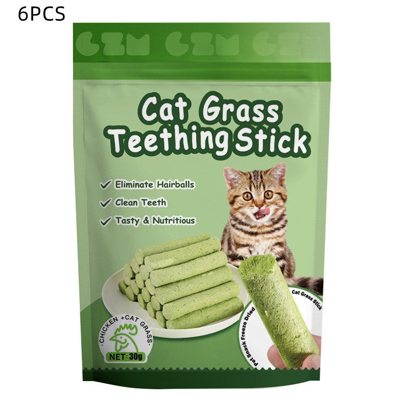 Cat Snacks Freeze Dried Cat Grass Sticks