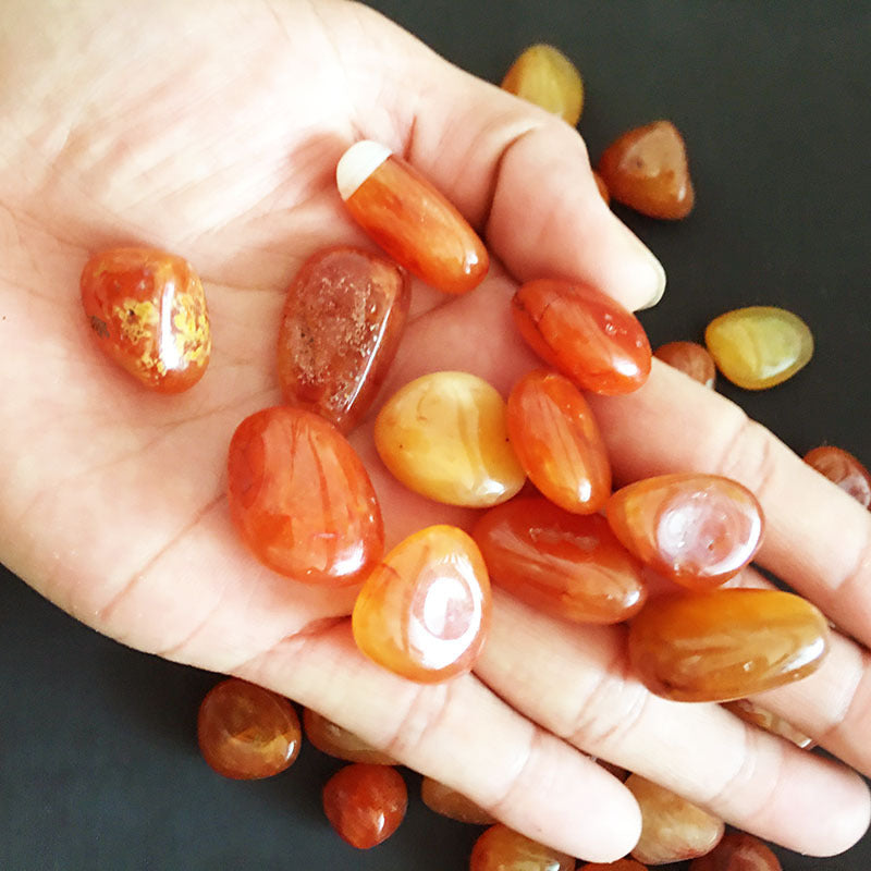 Carnelian Rough Stone Crystal Ornaments
